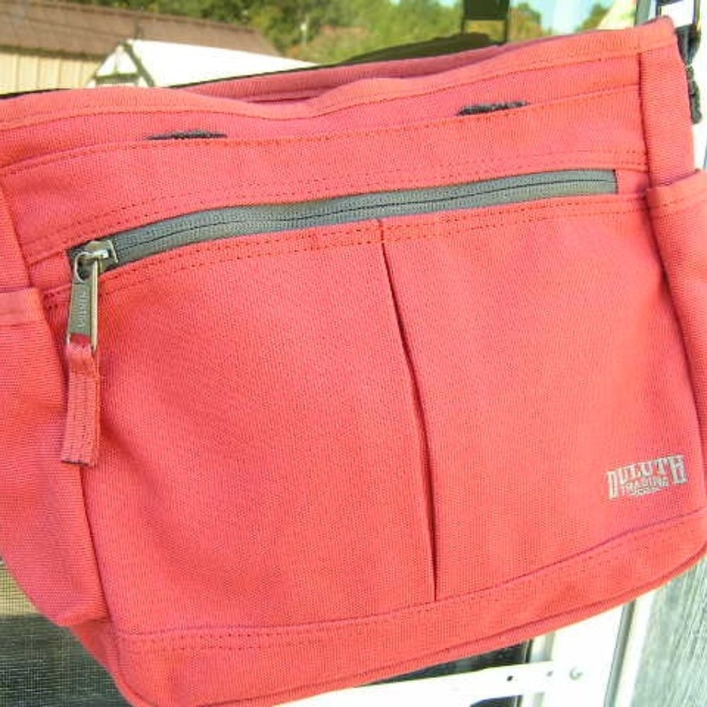 Canvas crossbody bag by Duluth Trading Company
